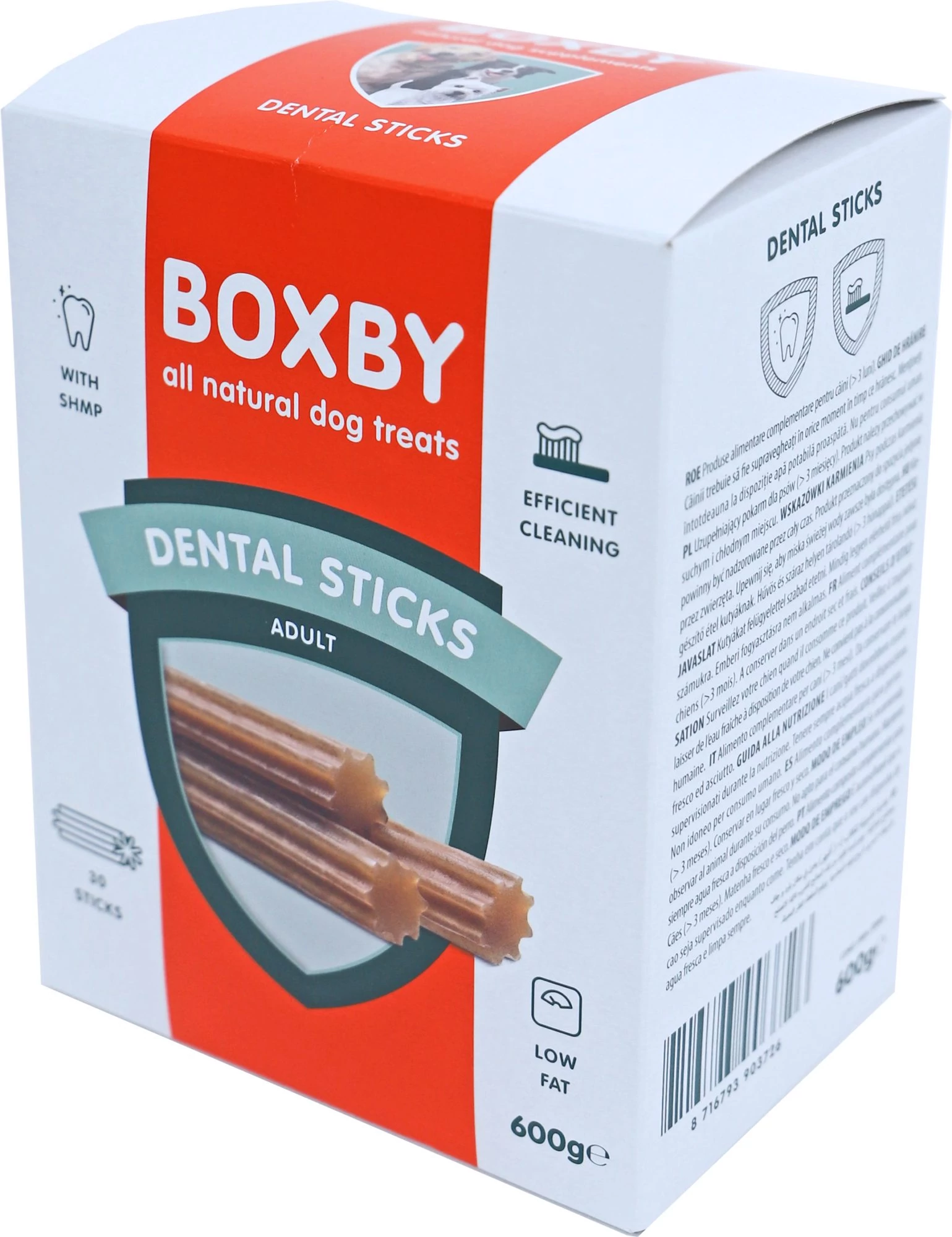 BOXBY Dental Sticks Monthly Pack 600g