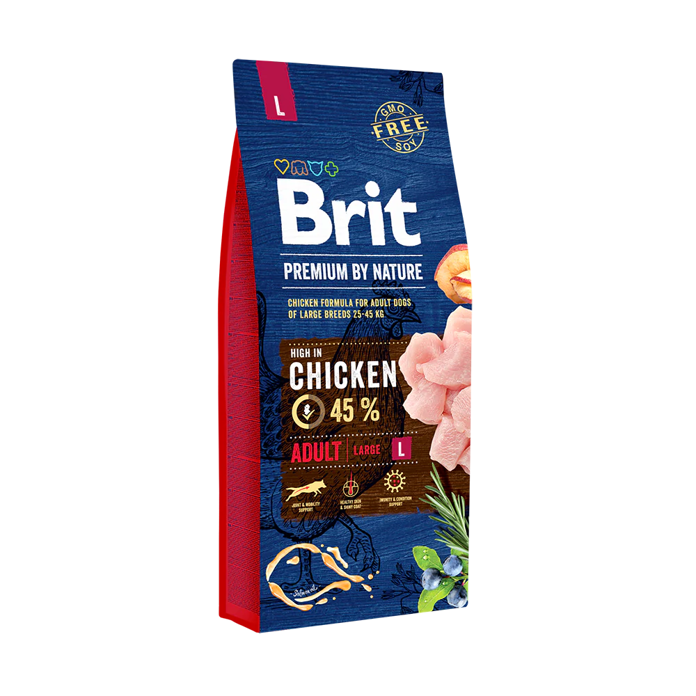 Brit Premium by Nature Large Adult 15kg kutyatáp
