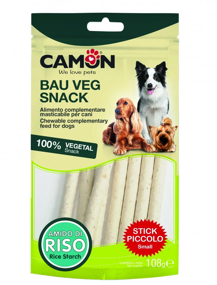 Camon Toncino BauVeg rizses dental Snack 108g – S méret