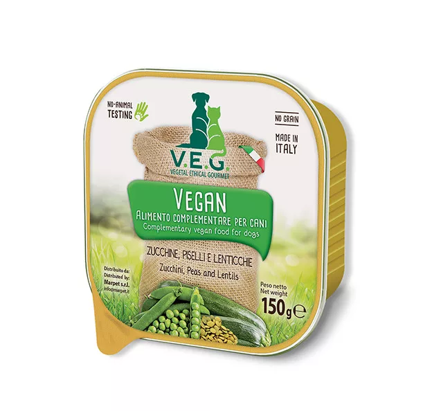 Marpet VEG Vegán Cukkini, borsó, lencse konzerv 150g