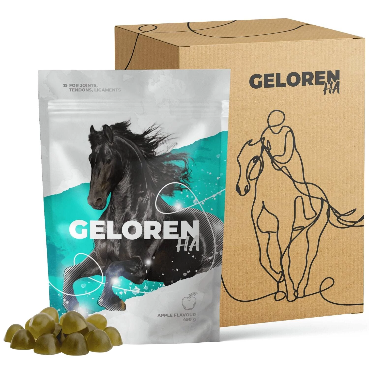 Geloren Horse ízületvédő lovaknak 1350g – 3 x 450g gyűjtő kiszerelés