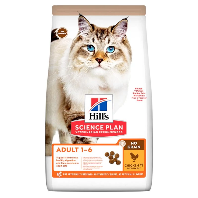 Hills SP Feline Adult No Grain Chicken 1,5kg