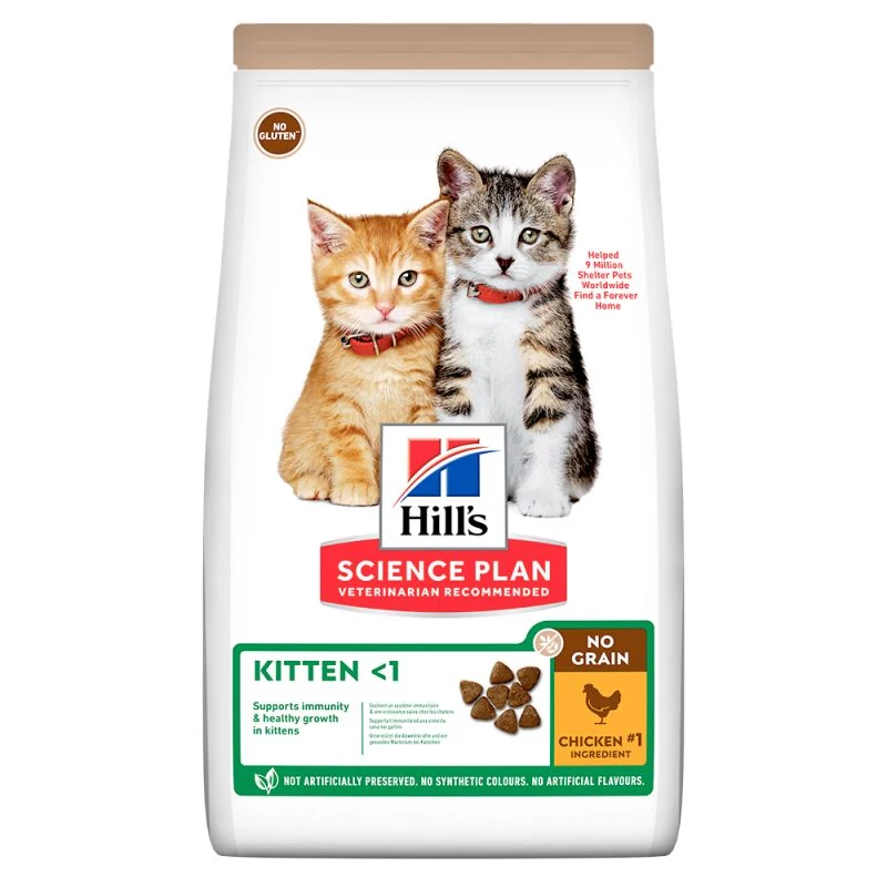 Hills SP Feline No Grain Kitten Chicken 1,5kg