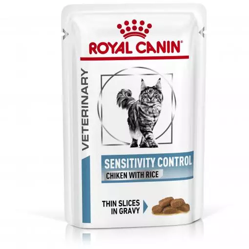 Royal Canin Feline Sensitivity Control Chicken alutasakos eledel – 12x85g