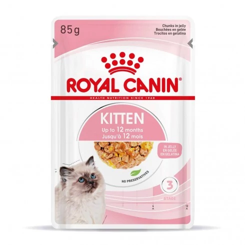 Royal Canin Kitten Jelly zselés kölyökmacskatáp 85g