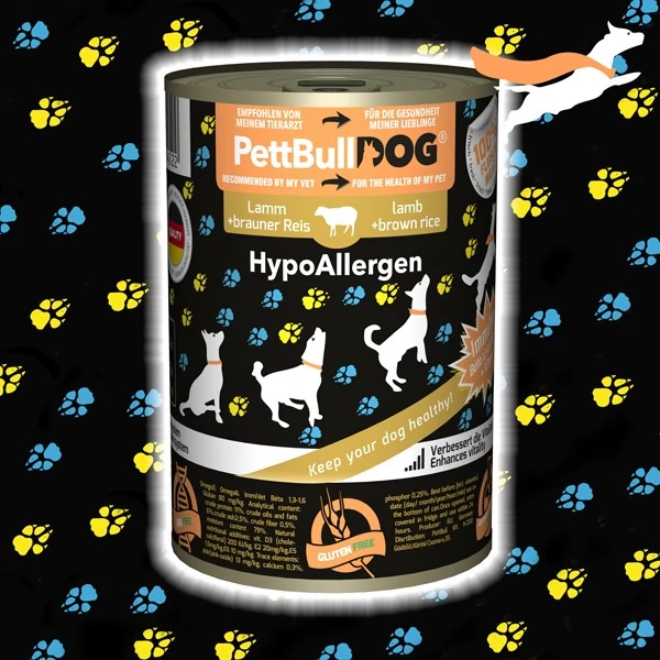 Pettbull Dog HypoAllergen - bárány barna rizzsel 400g