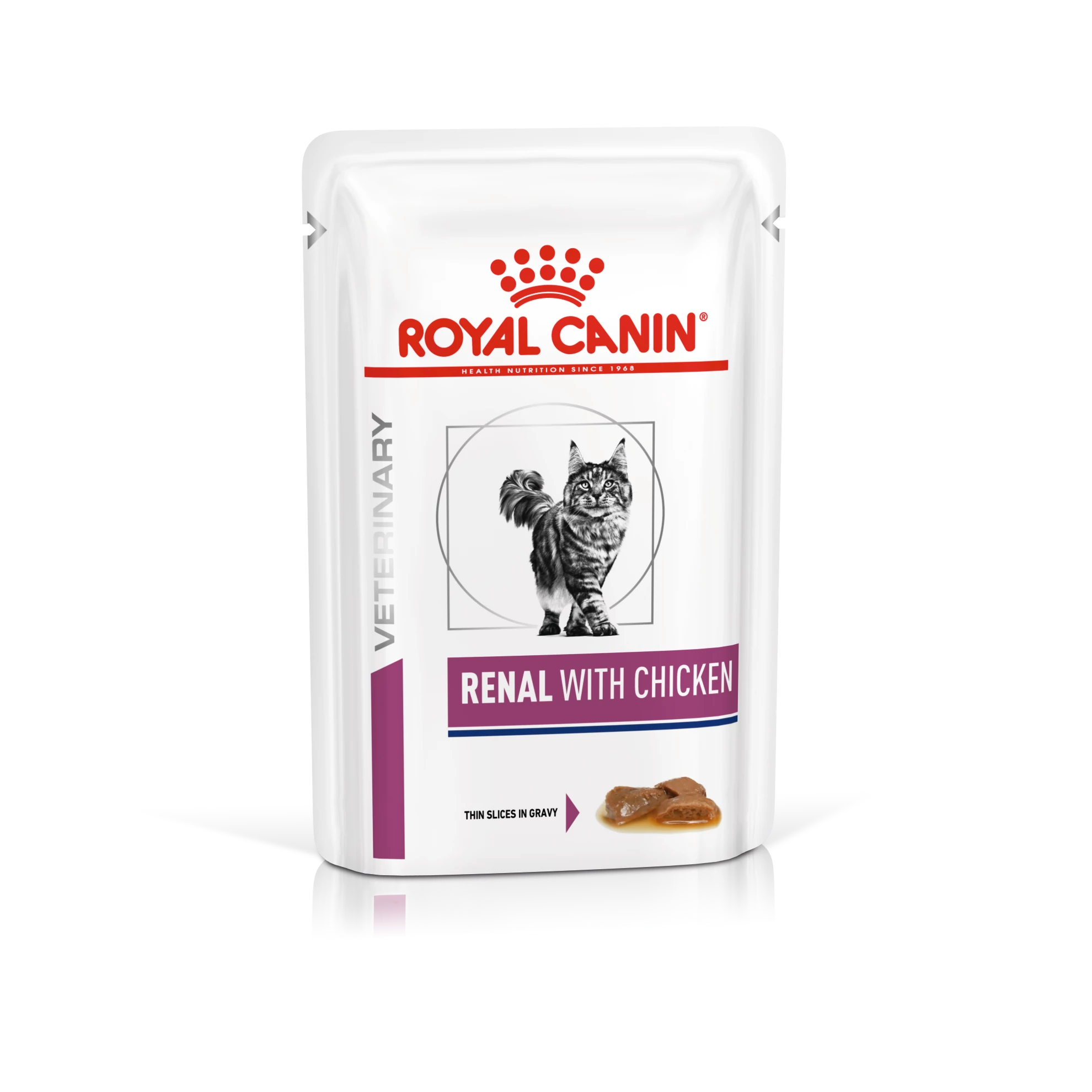 Royal Canin Feline Renal Chicken alutasakos eledel – 12x85g