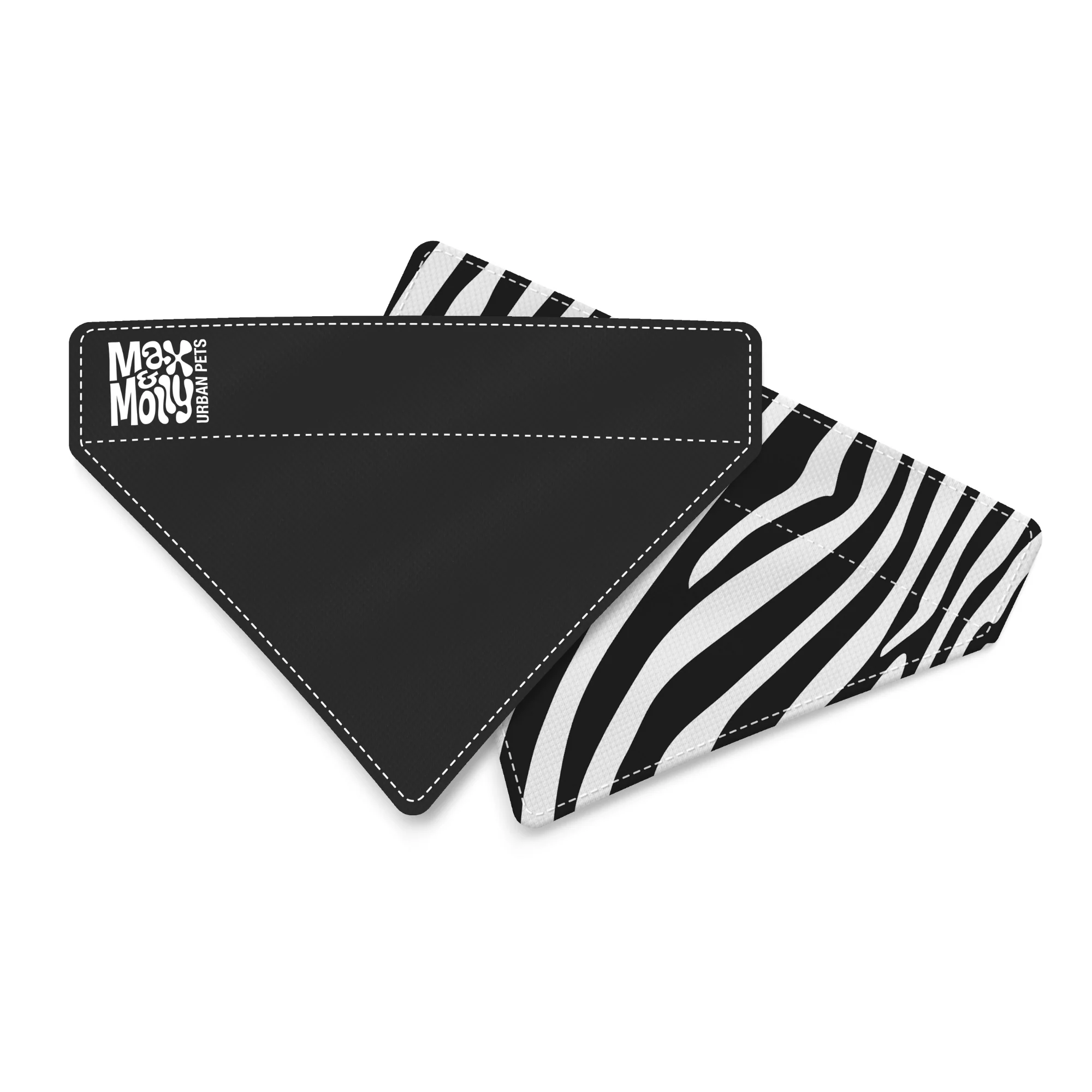 Max & Molly Bandana - Zebra - S