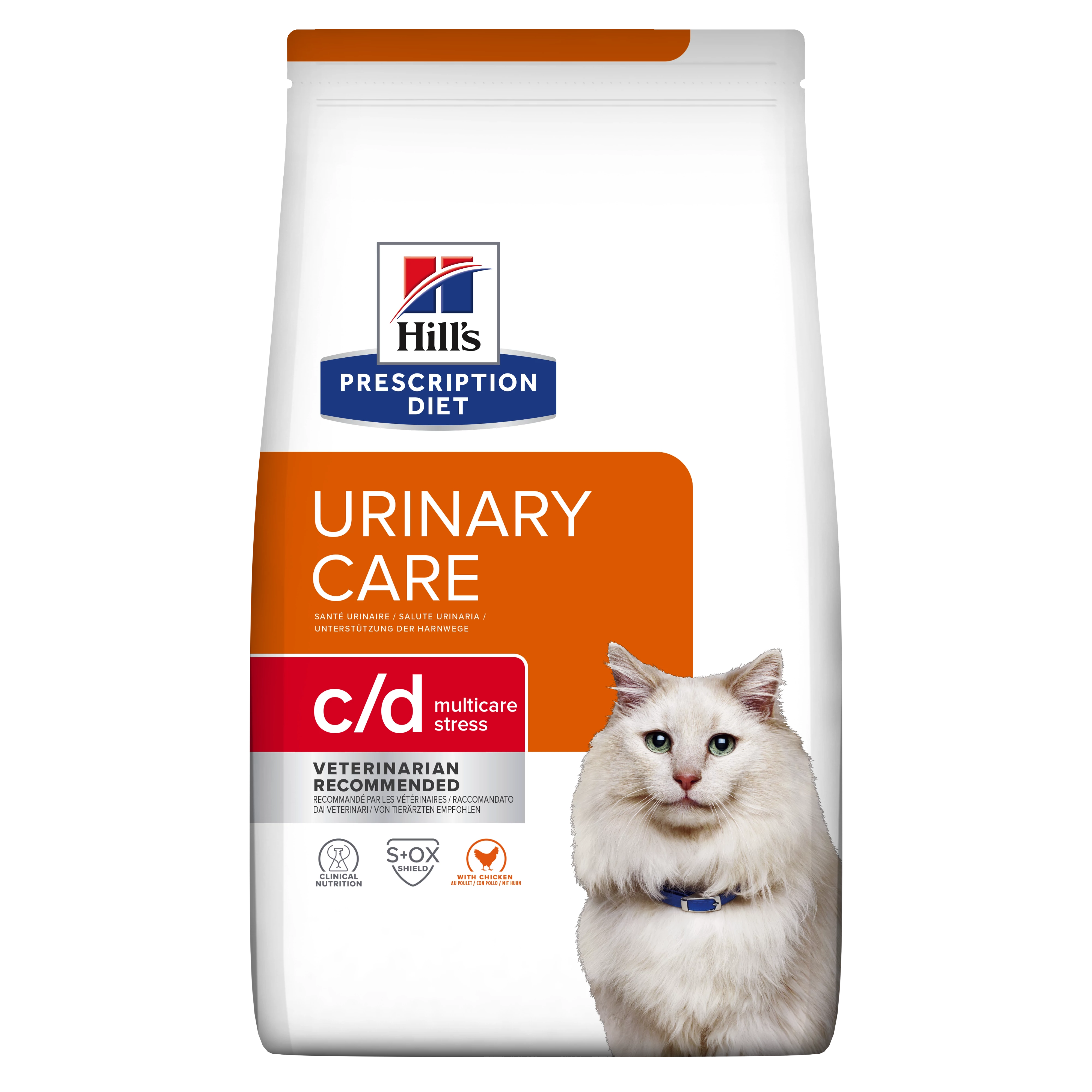 Hills PD Feline c/d Multicare Urinary Stress Chicken 1.5kg