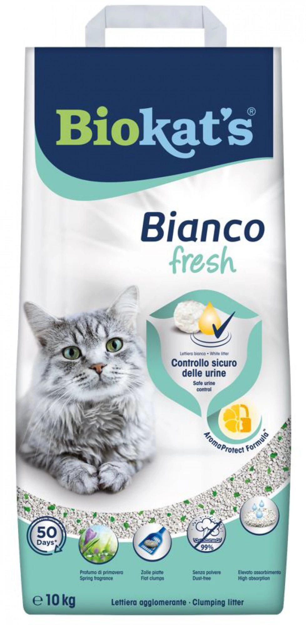 Gimpet Biokats Bianco Fresh - csomósodó macskaalom (5kg)