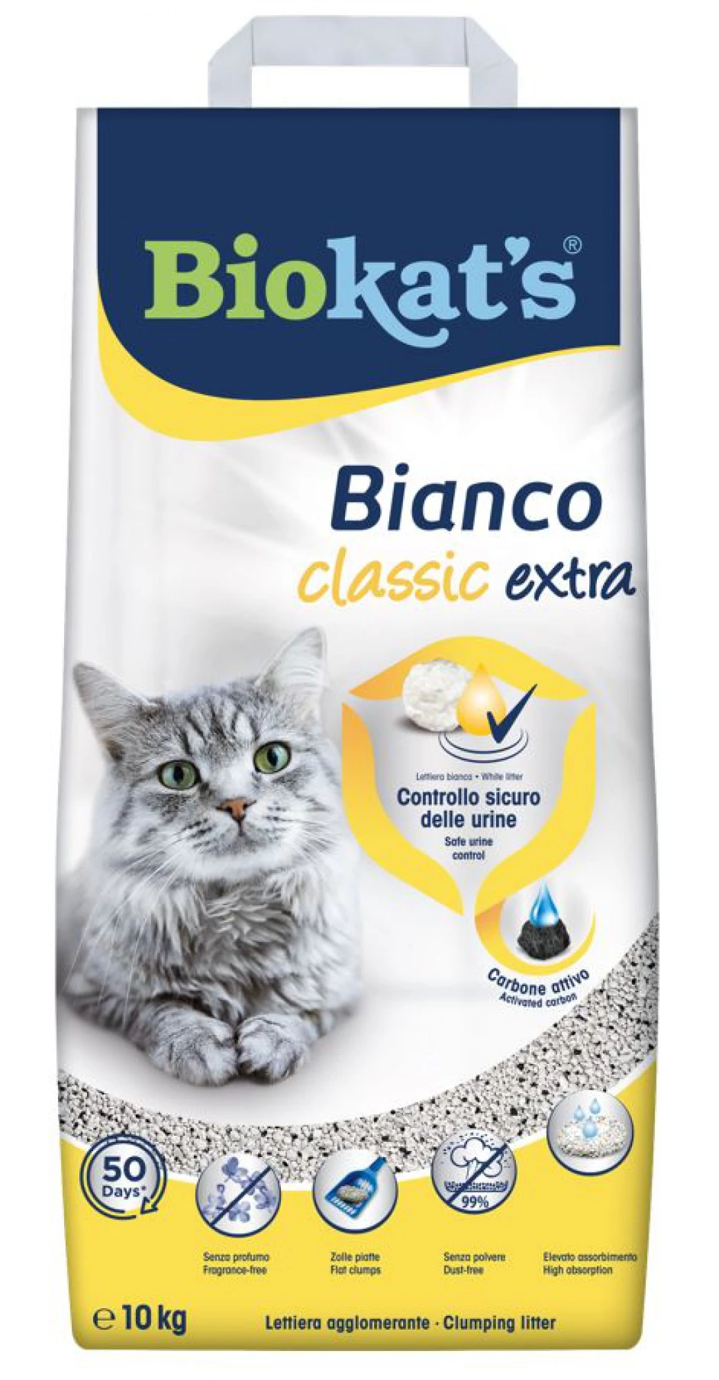 Gimpet Biokats Bianco Classic Extra - csomósodó macskaalom (5kg)