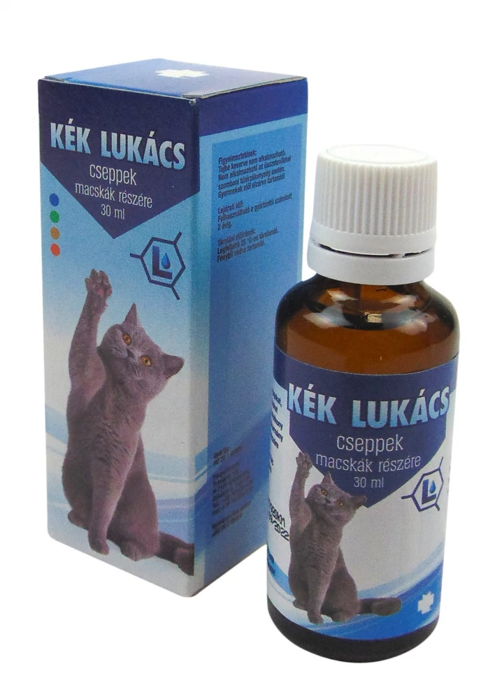 Kék Lukács immunerősítő cseppek macskáknak 30ml