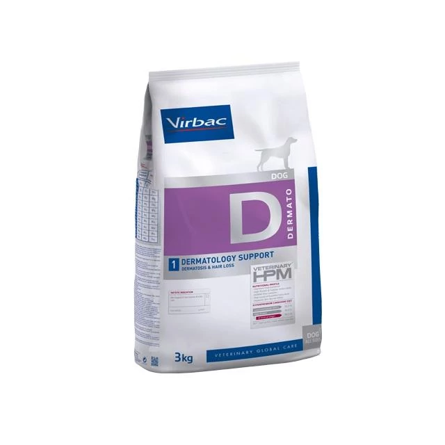 Virbac HPM Diet Dog Dermatology Support - D 12kg