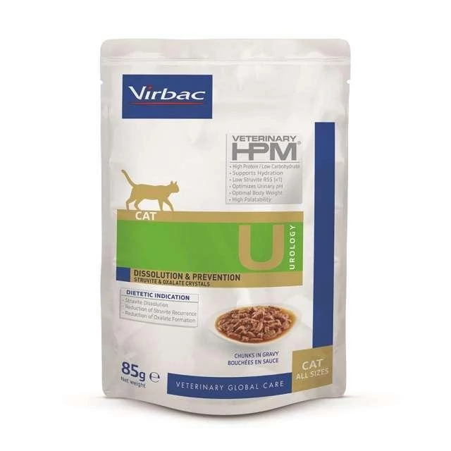 Virbac HPM Diet Cat Urology alutasak 12x85g