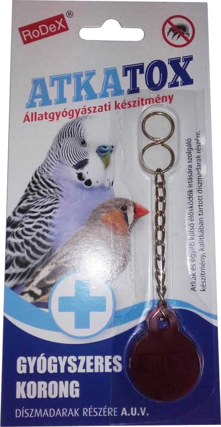 Rodex Atkatox gyógyszeres korong madaraknak