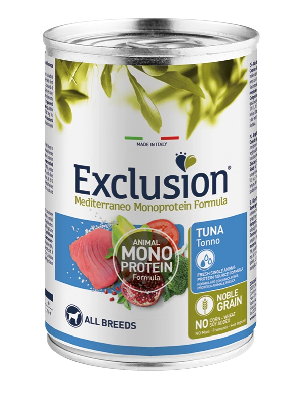 Exclusion Mediterraneo Monoprotein Formula Adult Tuna (Tonhalas) konzerv 400g