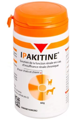 Ipakitin vesefunkciót támogató por kutyáknak és macskáknak 60g