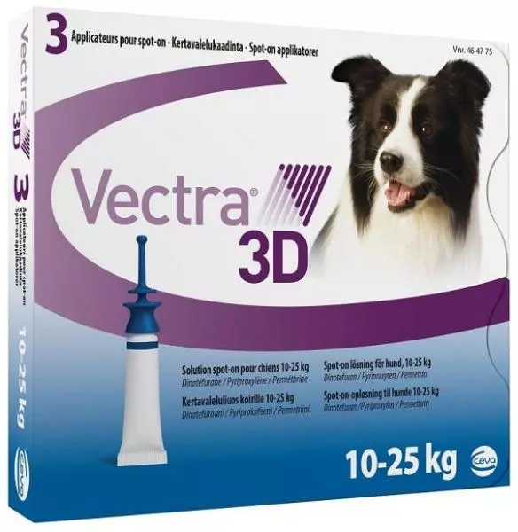 Vectra 3D Spot On 10-25kg között – 3db