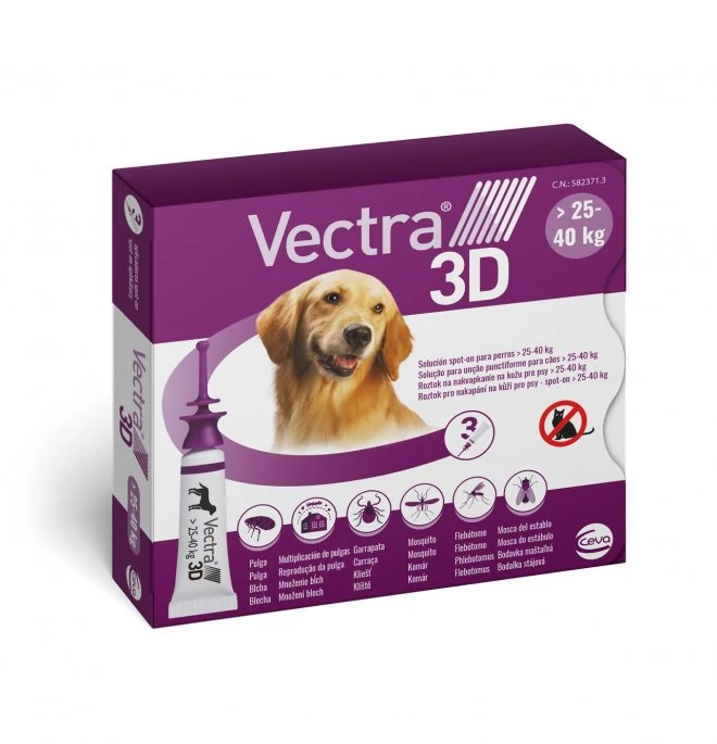 Vectra 3D Spot On 25-40kg között – 3db