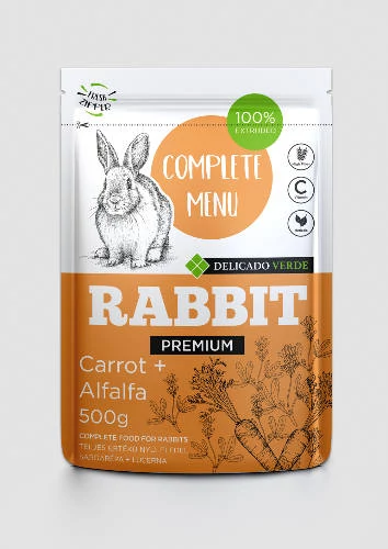 Delicado Verde Complete Menu Rabbit Premium 500g