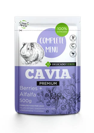 Delicado Verde Complete Menu Cavia Premium 500g